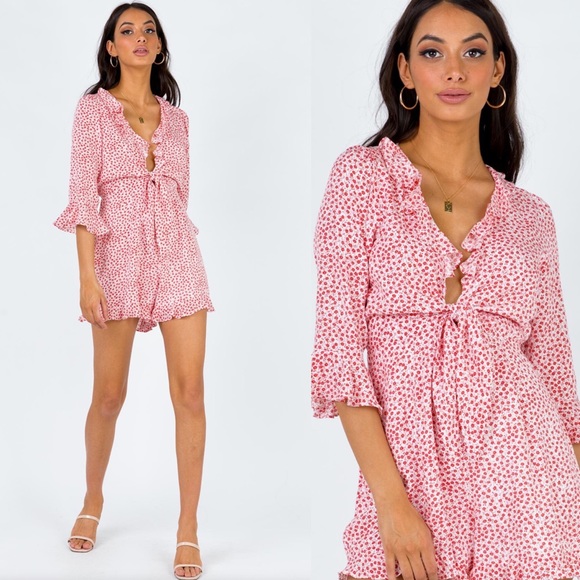 Princess Polly Pants - Ditsy Floral Romper